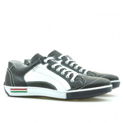 Buty sportowe męskie 707 szary+biały