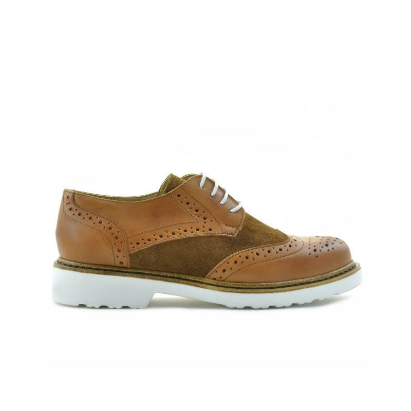 Damskie buty casual 663 antyczne kombinowane