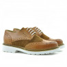 Damskie buty casual 663 antyczne kombinowane
