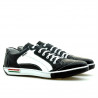 Buty sportowe męskie 707 czarne+białe
