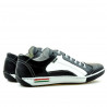 Buty sportowe męskie 707 czarne+białe