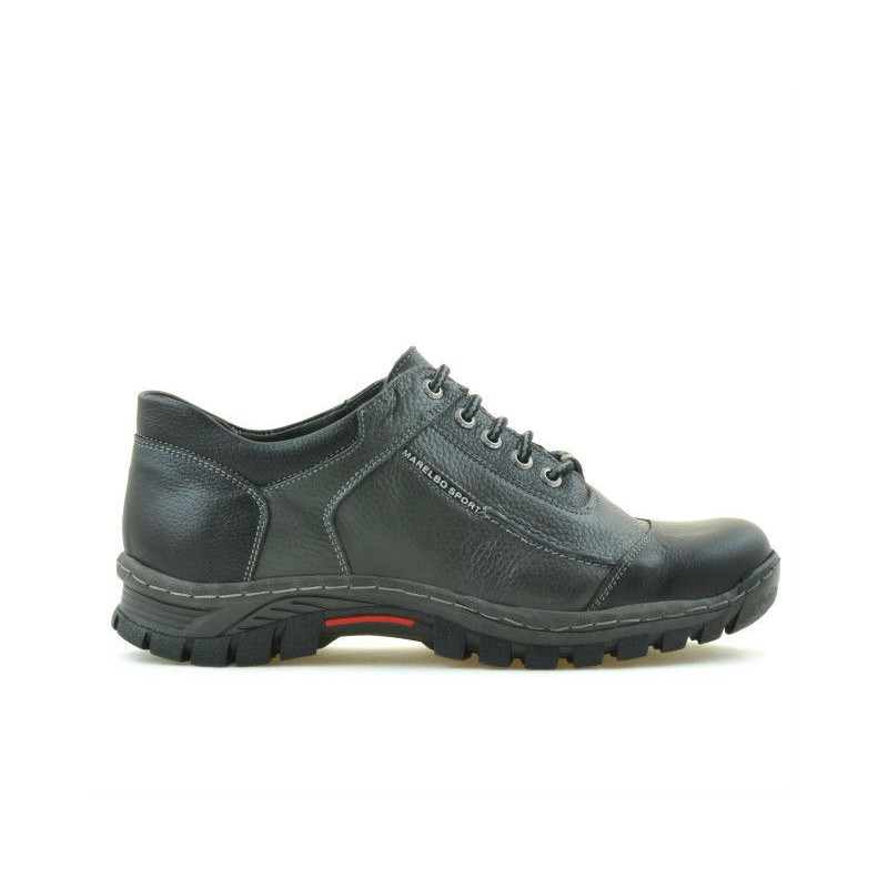 Męskie buty sportowe 852 czarno-szare