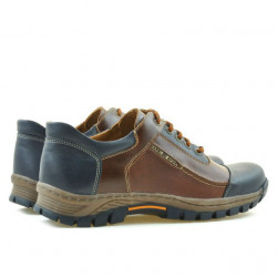 Męskie buty sportowe 852 brąz+indygo