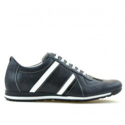Buty sportowe męskie 711 indygo+białe