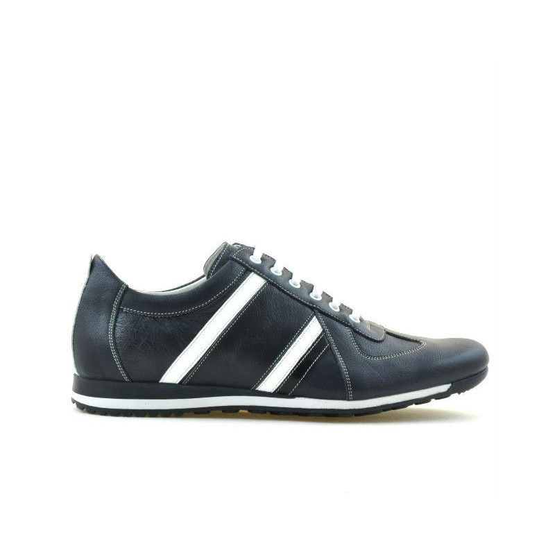 Buty sportowe męskie 711 indygo+białe
