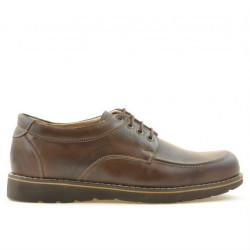 Buty casual męskie 758 brązowe
