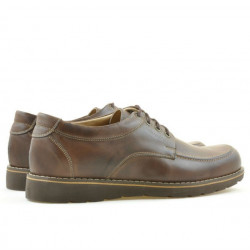 Buty casual męskie 758 brązowe