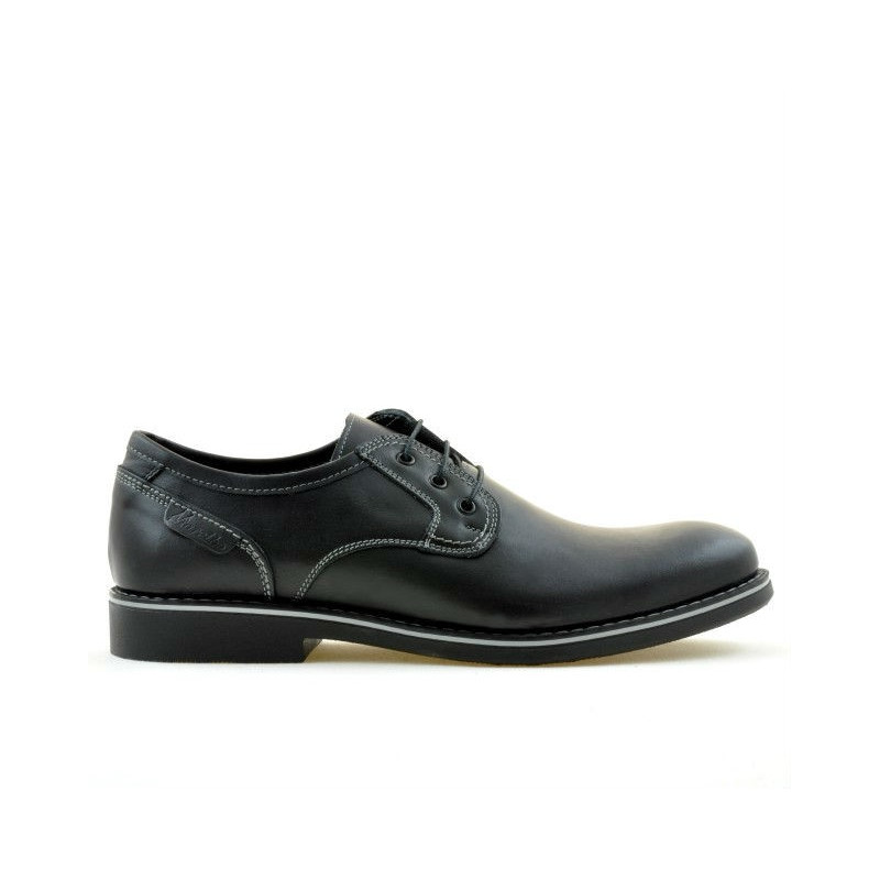 Buty casual męskie 856 czarne