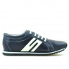 Buty sportowe męskie 768 indygo+białe