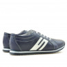 Buty sportowe męskie 768 indygo+białe