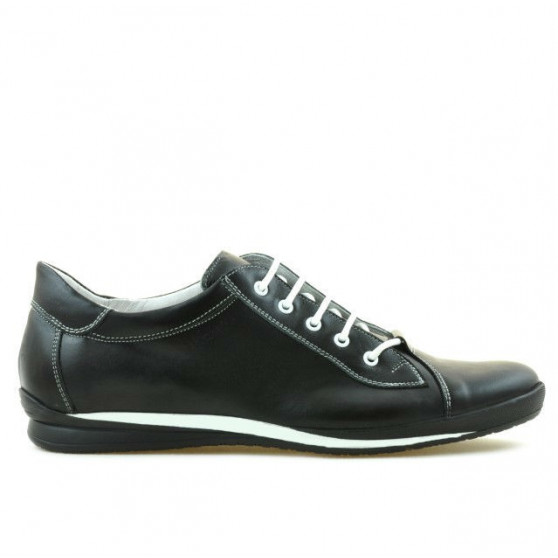 Buty sportowe męskie 727 czarny+biały