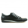 Buty sportowe męskie 727 czarny+biały