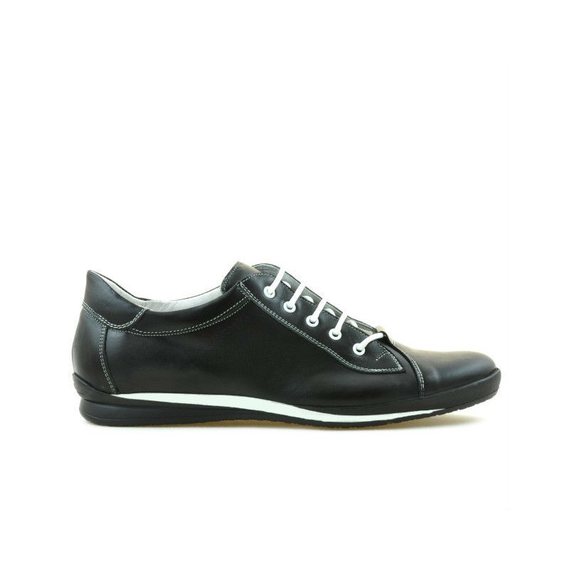 Buty sportowe męskie 727 czarny+biały