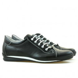 Buty sportowe męskie 727 czarny+biały