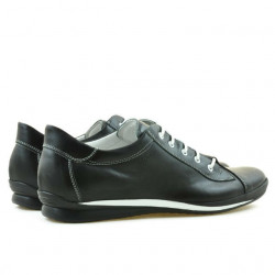 Buty sportowe męskie 727 czarny+biały