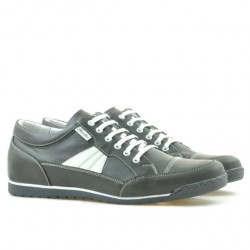 Buty sportowe męskie 716 szary+biały