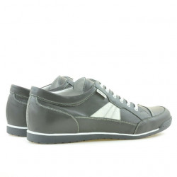 Buty sportowe męskie 716 szary+biały