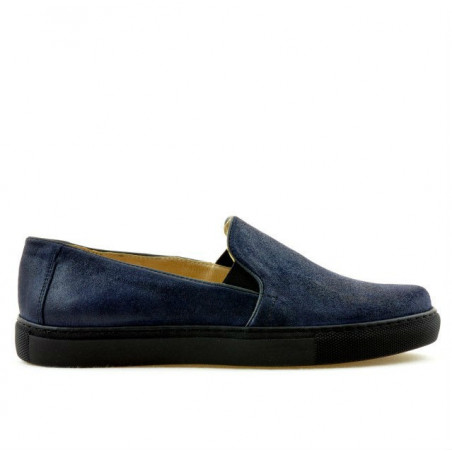 Damskie buty sportowe 658 satynowy indygo