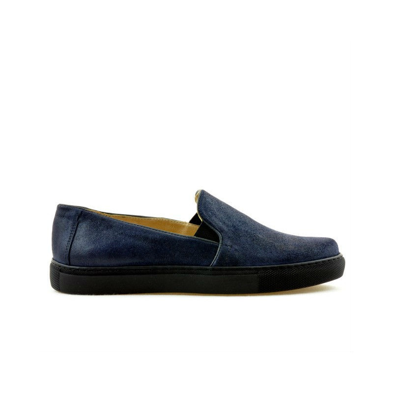 Damskie buty sportowe 658 satynowy indygo