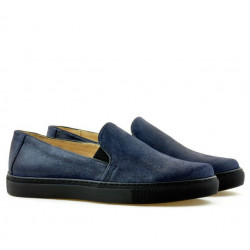 Damskie buty sportowe 658 satynowy indygo