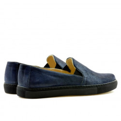 Damskie buty sportowe 658 satynowy indygo