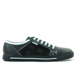 Buty sportowe męskie 851 indygo+białe
