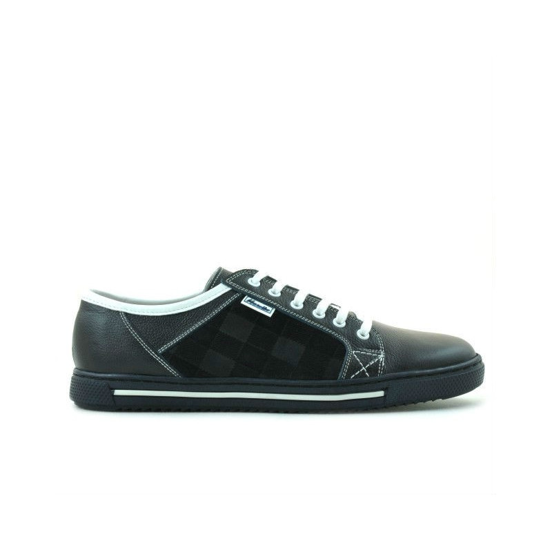 Buty sportowe męskie 851 indygo+białe