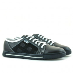 Buty sportowe męskie 851 indygo+białe