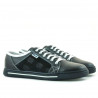 Buty sportowe męskie 851 indygo+białe