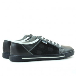 Buty sportowe męskie 851 indygo+białe
