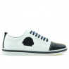 Buty casual / sportowe męskie 766 indigo+białe
