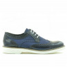 Casualowe buty męskie 826 indigo florantic kombinowany