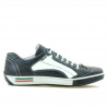 Buty sportowe męskie 707 indigo+białe