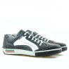 Buty sportowe męskie 707 indigo+białe