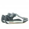 Buty sportowe męskie 707 indigo+białe