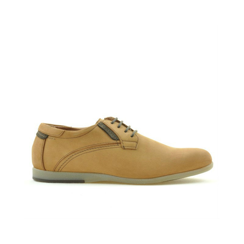 Męskie buty casual 857 bufo brązowe