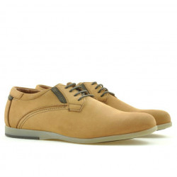 Męskie buty casual 857 bufo brązowe