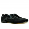 Czarne buty casual męskie 857 bufo