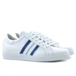 Buty sportowe męskie 959 biało-niebieskie