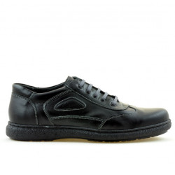 Buty casual/sport męskie (model szeroki) 858xxl czarny
