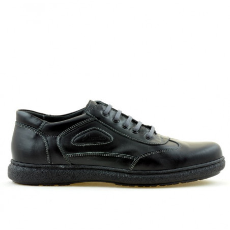 Buty casual/sport męskie (model szeroki) 858xxl czarny
