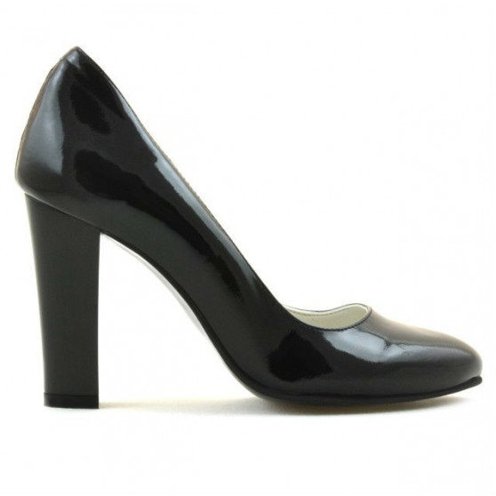 Eleganckie buty damskie 1214 lakierowane czarne