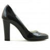 Eleganckie buty damskie 1214 lakierowane czarne