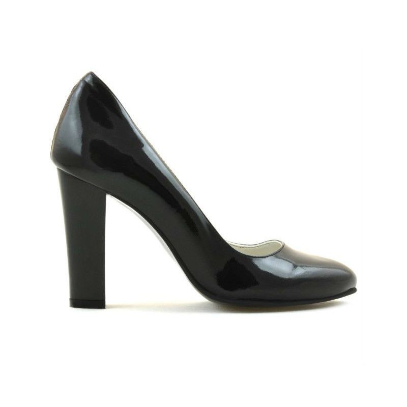 Eleganckie buty damskie 1214 lakierowane czarne