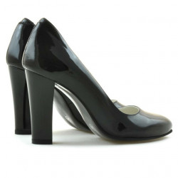 Eleganckie buty damskie 1214 lakierowane czarne
