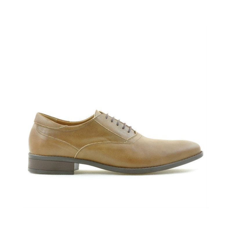 Eleganckie buty męskie 804 brązowe