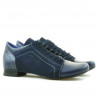 Damskie buty casualowe 645 indigo kombinowane