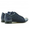 Damskie buty casualowe 645 indigo kombinowane