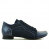 Damskie buty casualowe 645 indigo kombinowane
