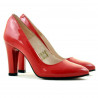 Eleganckie buty damskie 1243 lakierowane czerwone